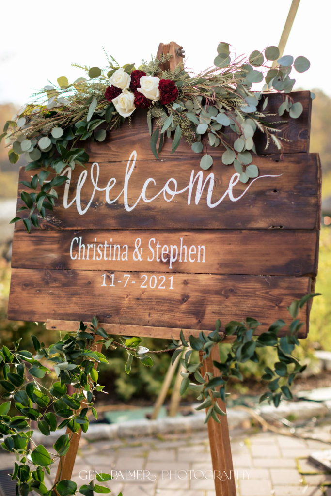 Outdoor Fall Wedding in South New Jersey | Wedding Reception Details