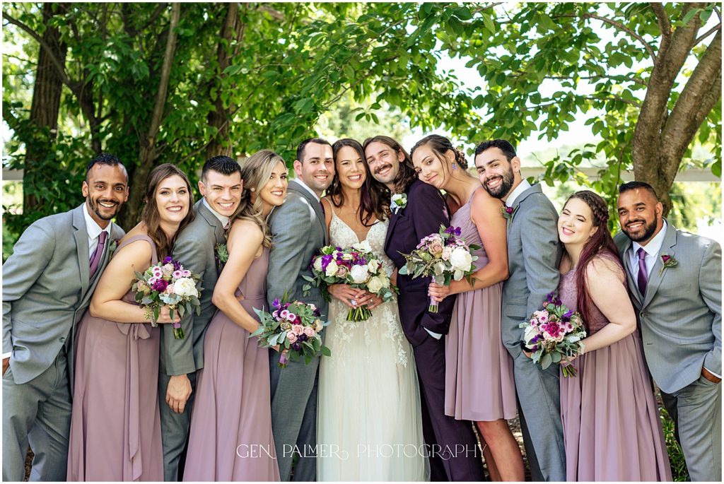 Fun Summer Wedding in South New Jersey | Wedding Party