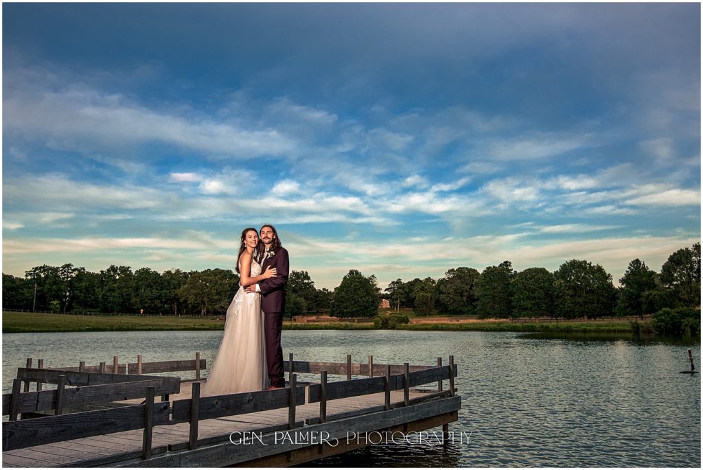 Fun Summer Wedding in South New Jersey | Couple's Portrait