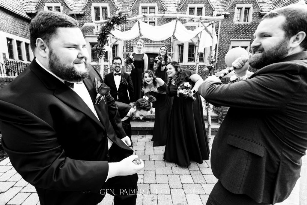 Harry Potter Wedding South New Jersey | Groom and his Groomsmen