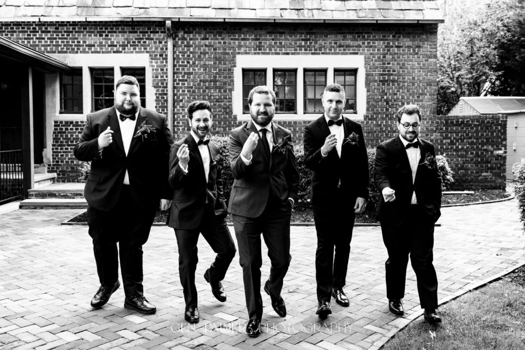 Harry Potter Wedding South New Jersey | Groom and his Groomsmen