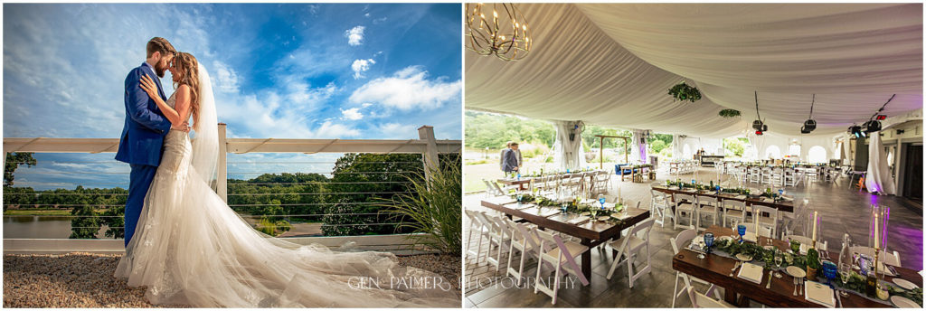 South Jersey Unique Wedding Venues Estate at Eagle Lake Reception Tent
