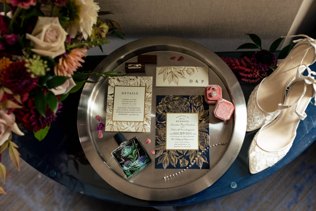 Summer wedding details