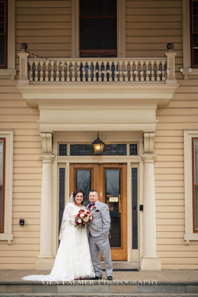 Bride and Groom's Portrait at Collingswood Grand Ballroom