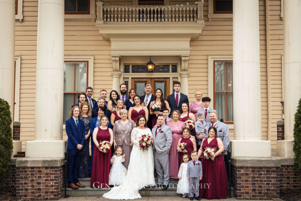 Collingswood Grand Ballroom Wedding Group Photo