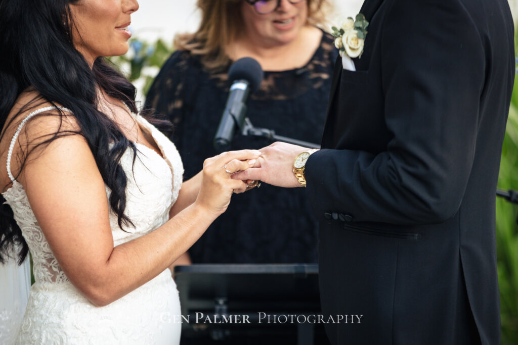 Estate at Eagle Lake Summer Wedding | Wedding Ceremony