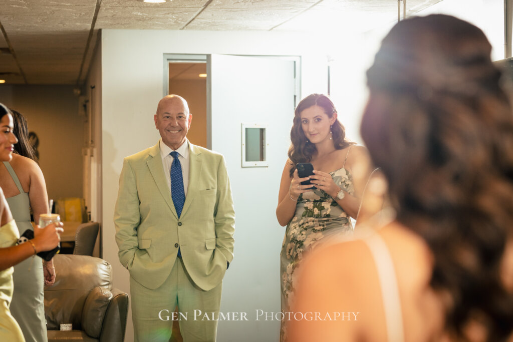 South New Jersey Wedding Photography | First Look with Dad