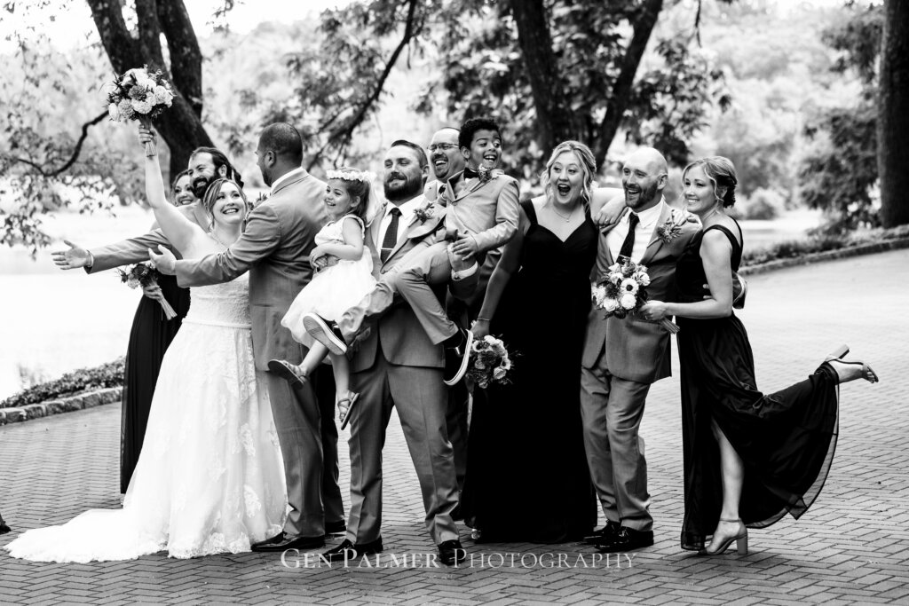 Hilarious First Look in South New Jersey |  Wedding Party