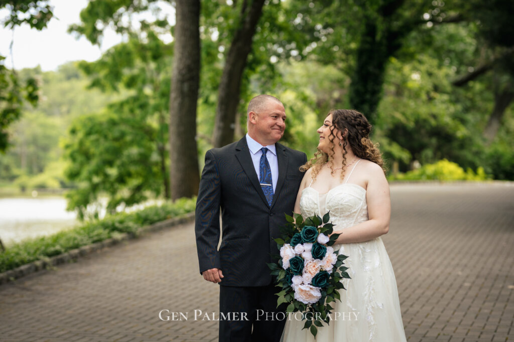 Intimate Wedding in South New Jersey | Bride with her Father