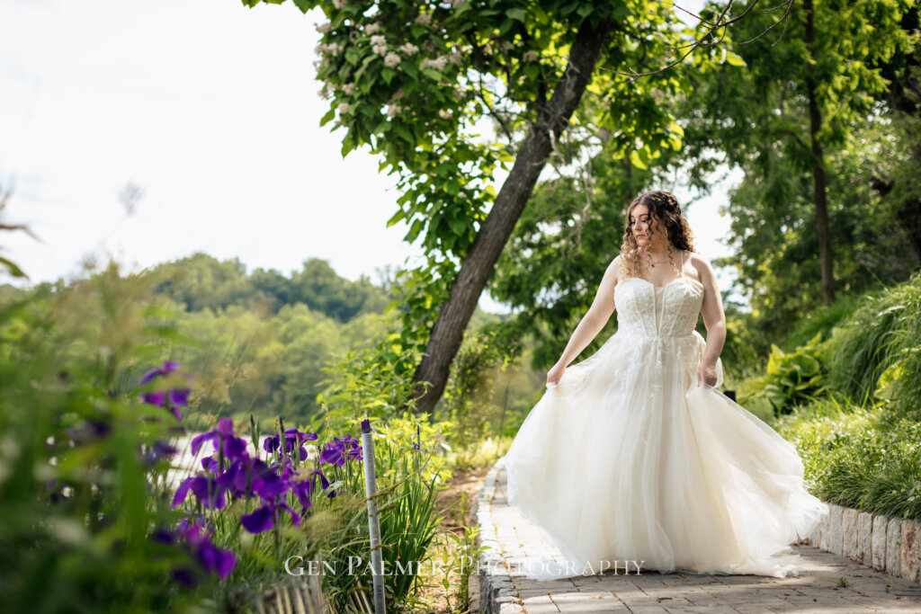 Intimate Wedding in South New Jersey | Bride Portrait