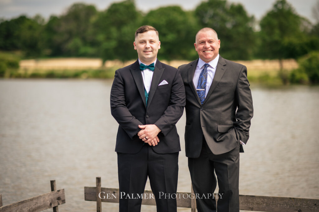 Intimate Wedding in South New Jersey | Groom with Dad