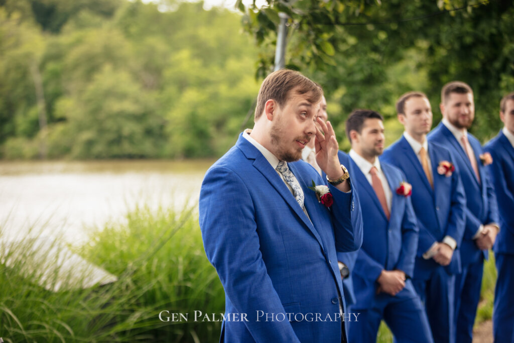 South New Jersey Wedding on the Water | Groom