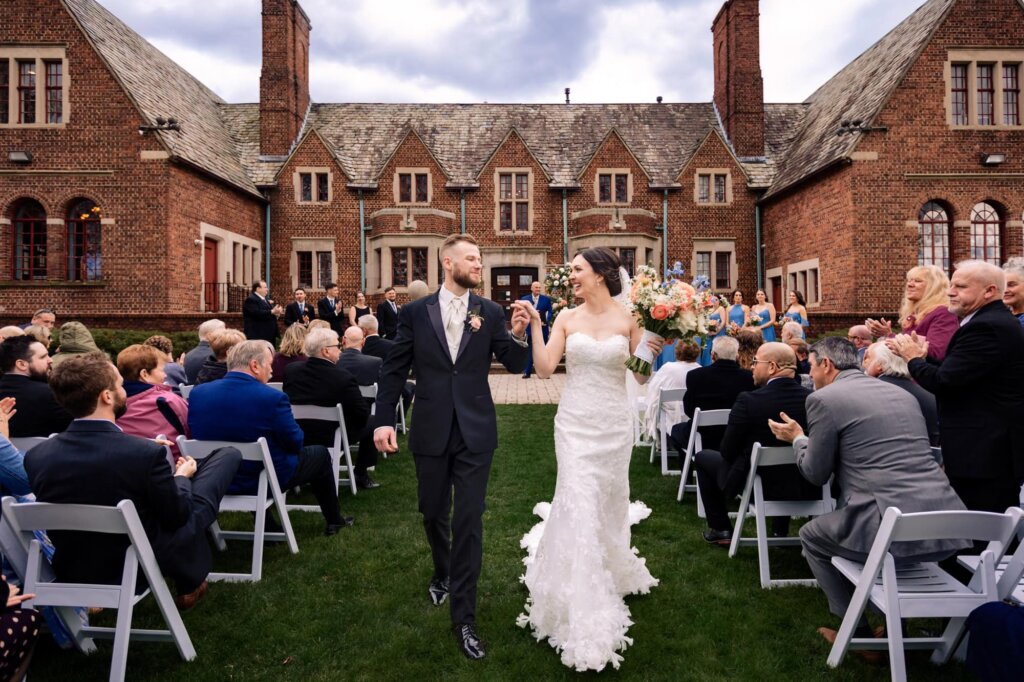 Community House of Moorestown Wedding Ceremony Lawn