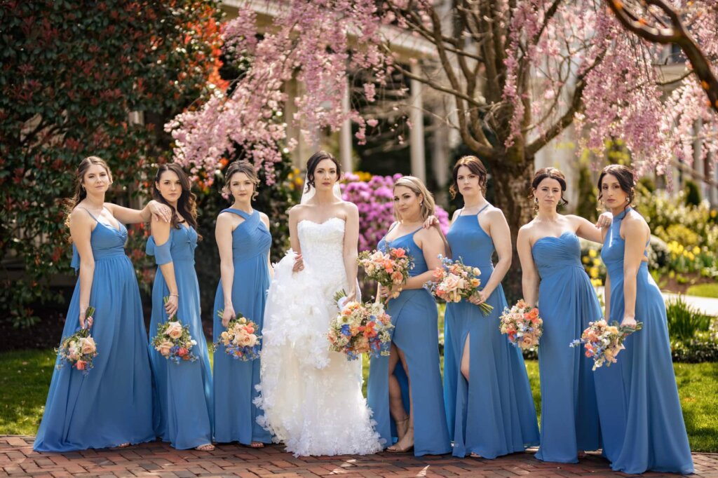 Community House of Moorestown Wedding Portraits Spring