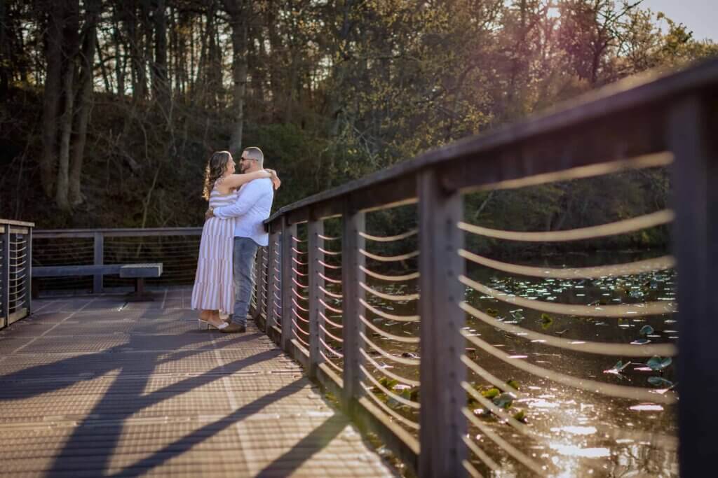 Historic Smithville Mansion Engagement Session in Spring
