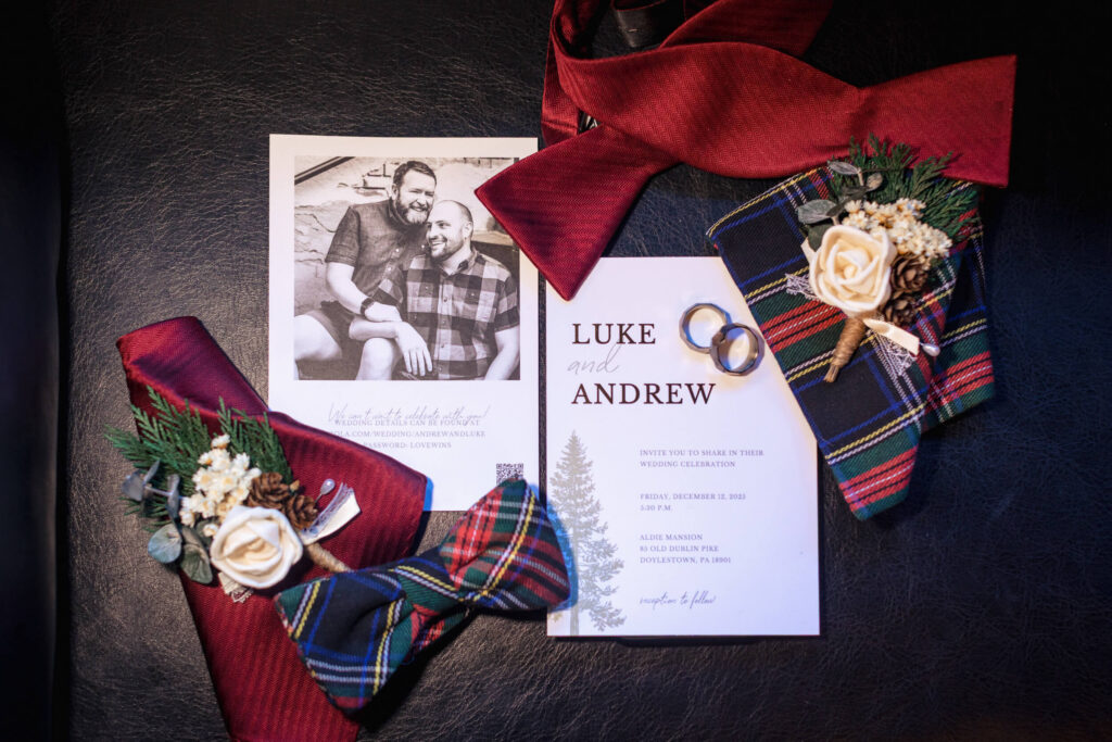 Wedding invitation for LGBTQ Couple