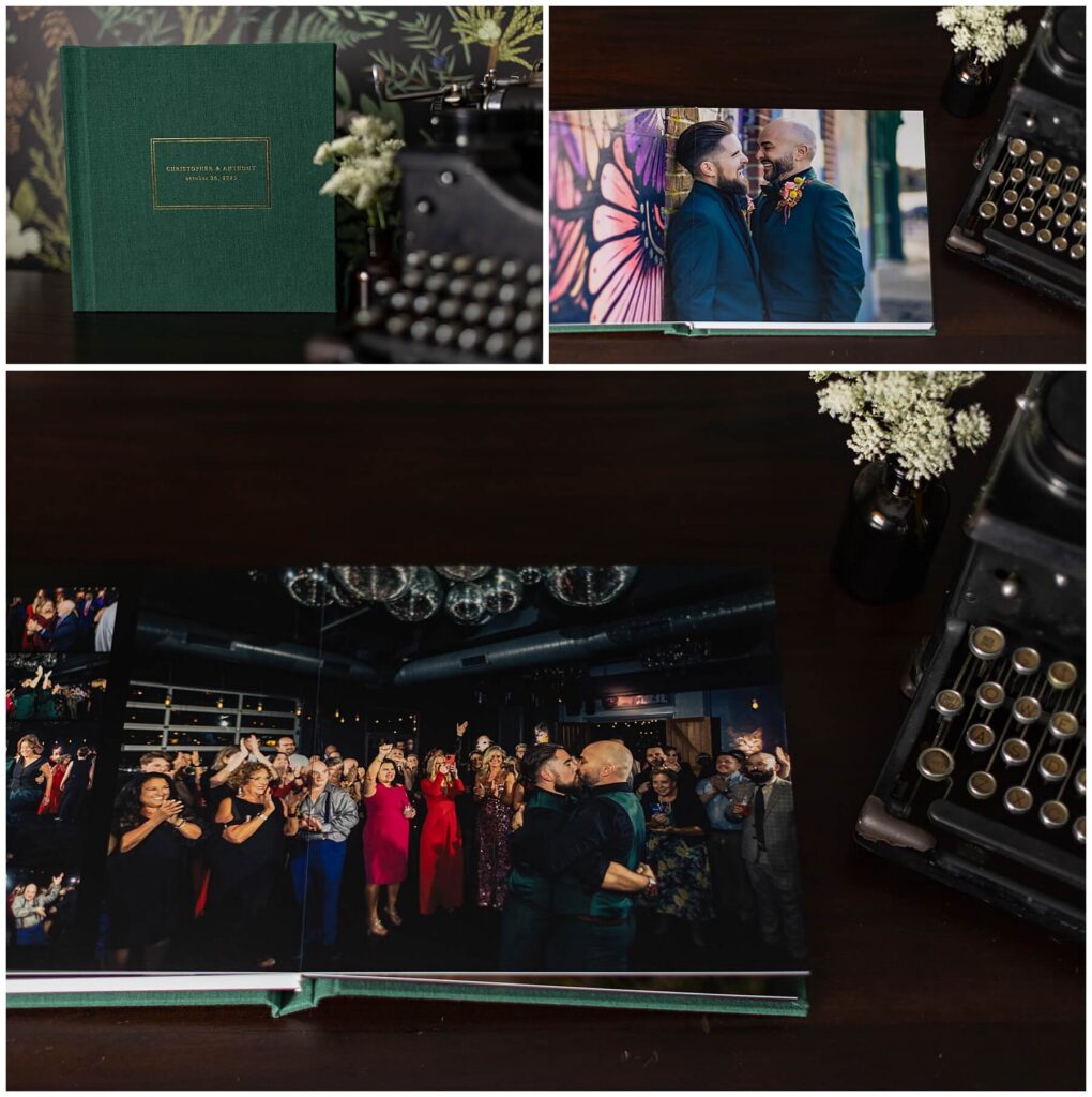 Luxury Printed Album of Porta Asbury Park Wedding
