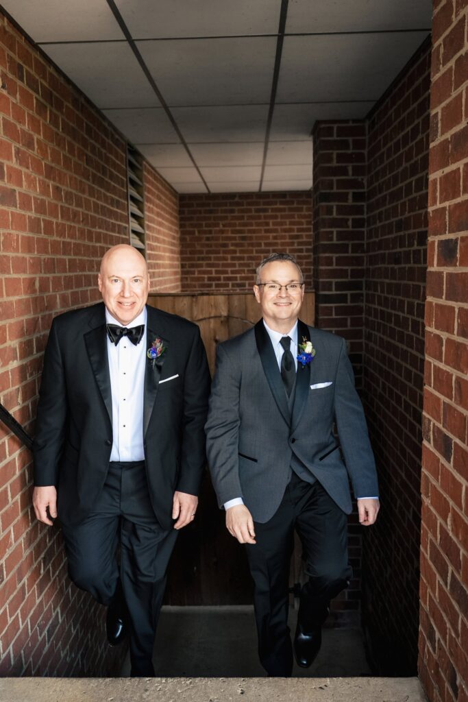 Groom and Groomsmen at The Inn at Lambertville Station