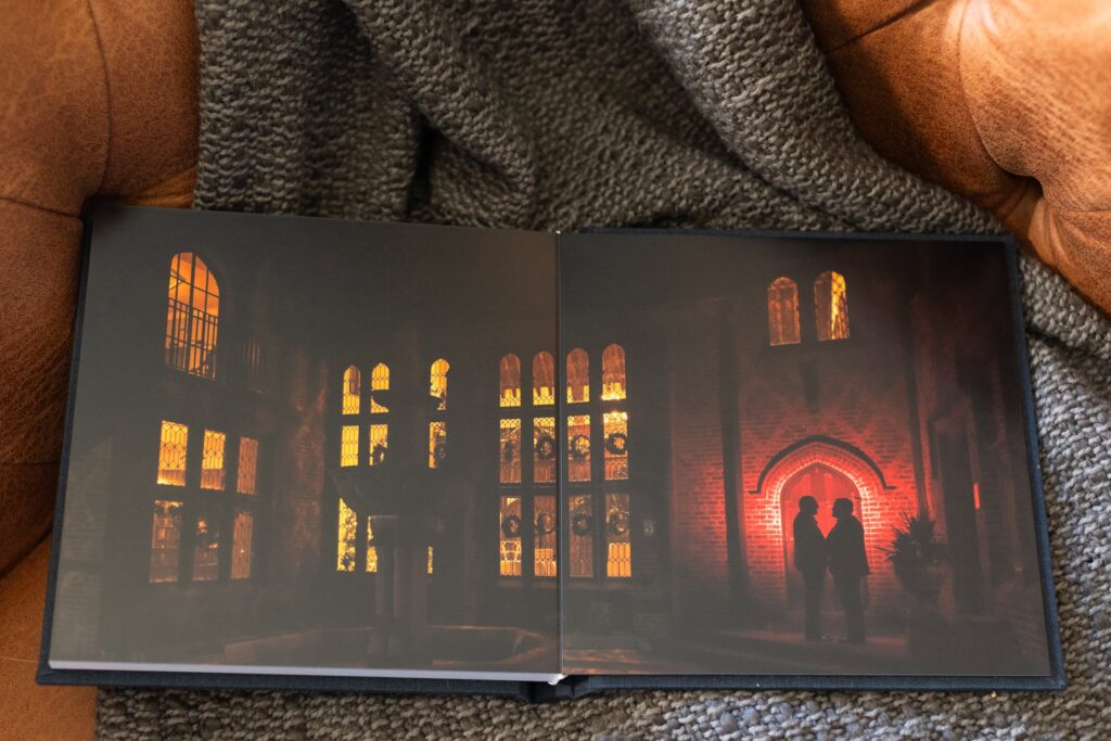 Final photo of wedding album