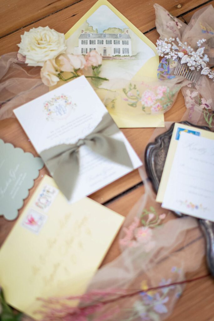 Hand Drawn Wedding Invitations