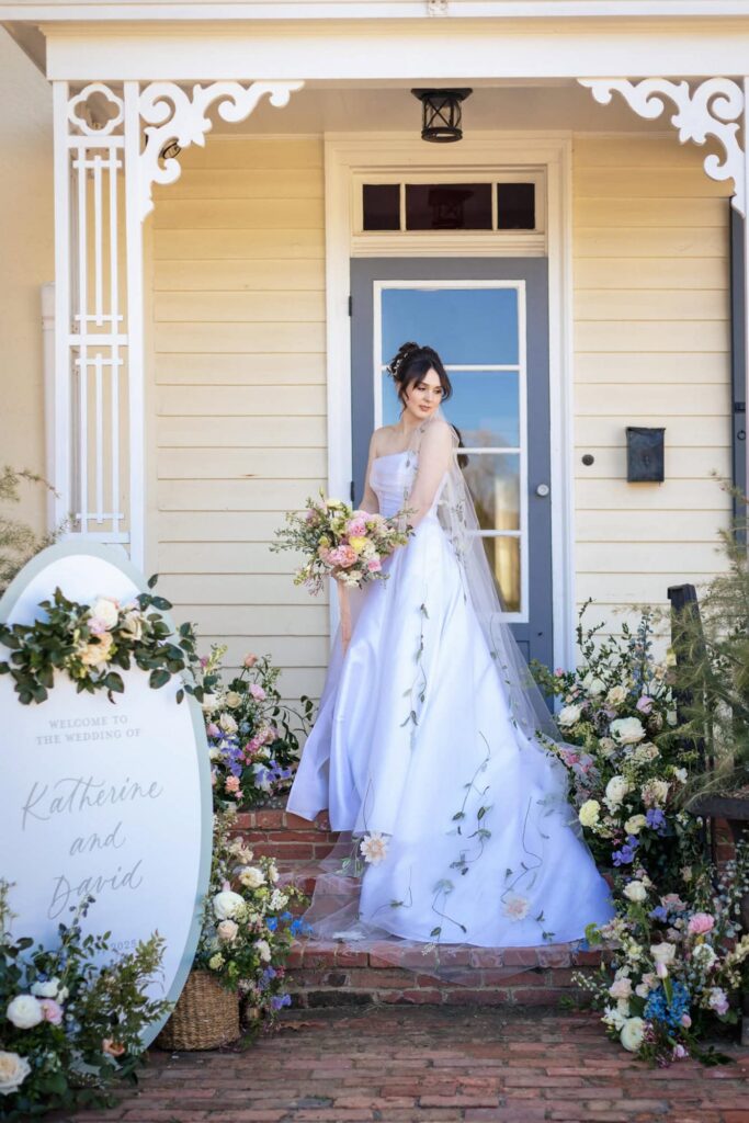 Bride at Founders Grove Garden Venue